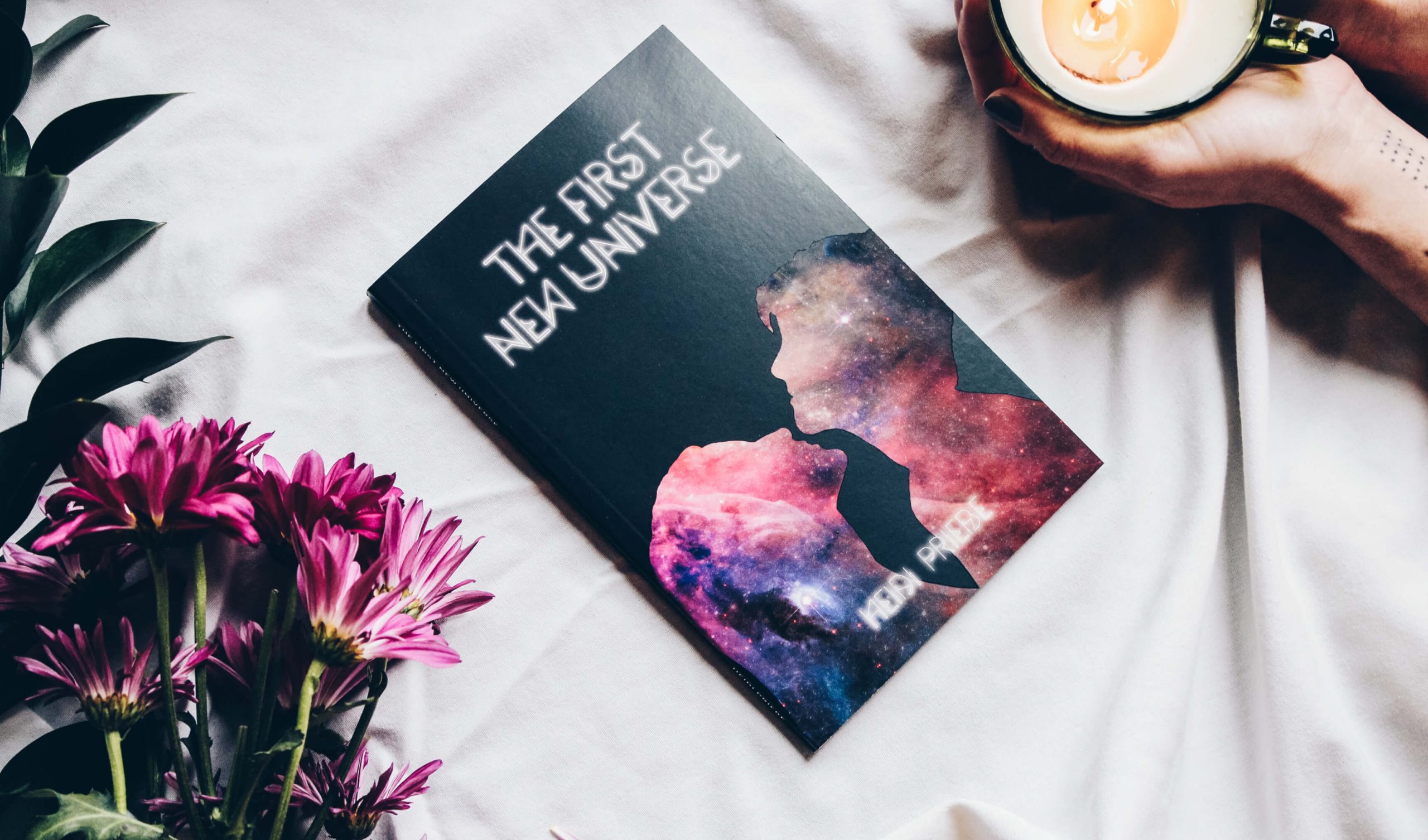 Book Laying on white Background